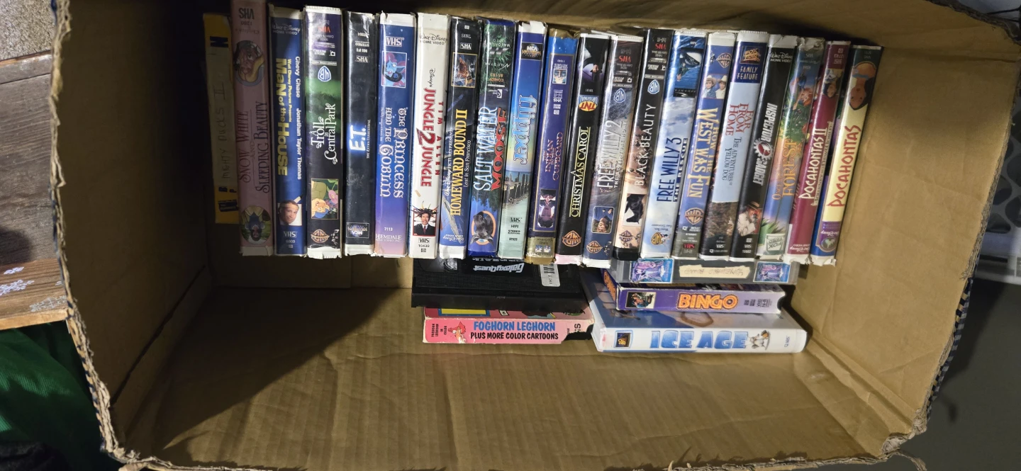 VHS tapes