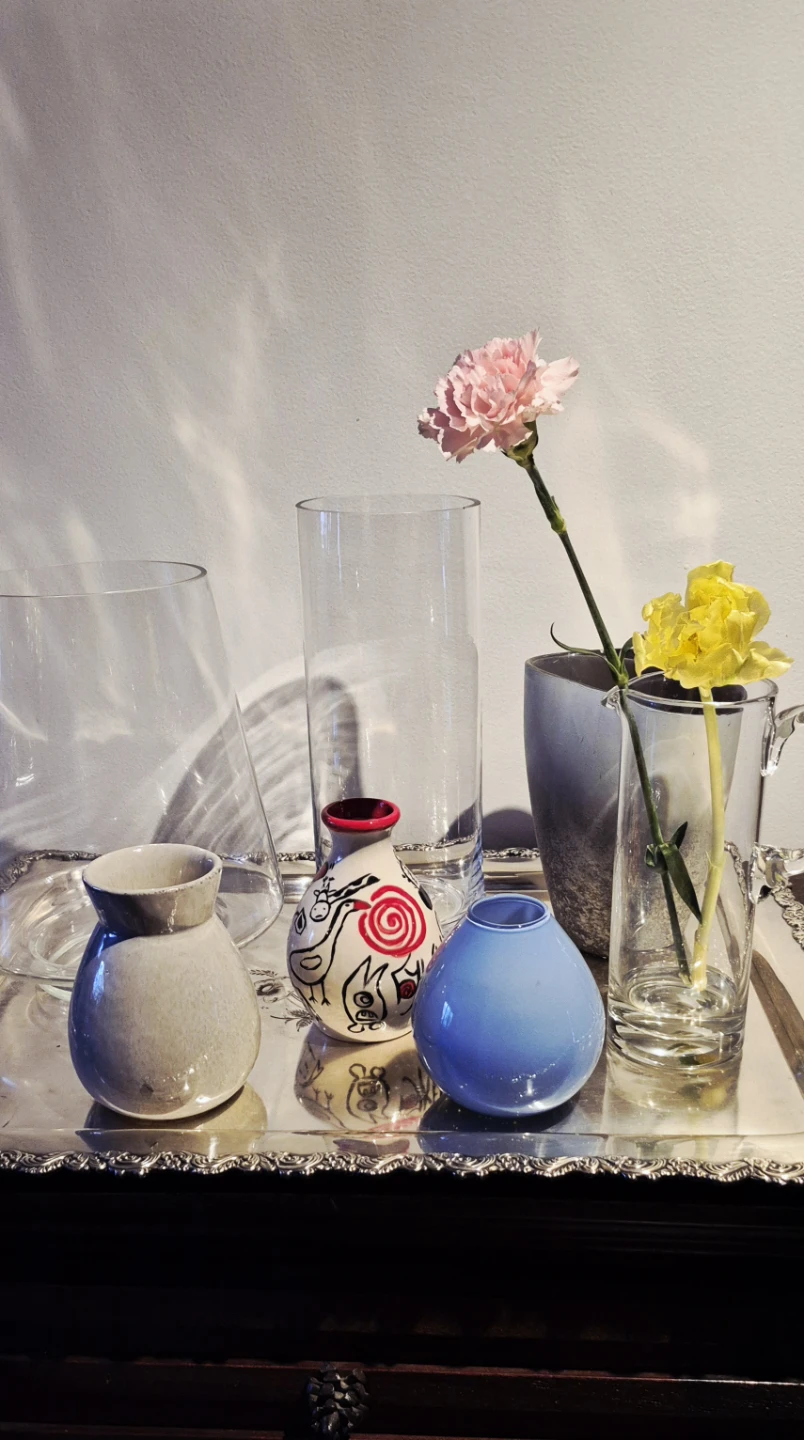 Set of Decorative Vases. Sold as a bundle.