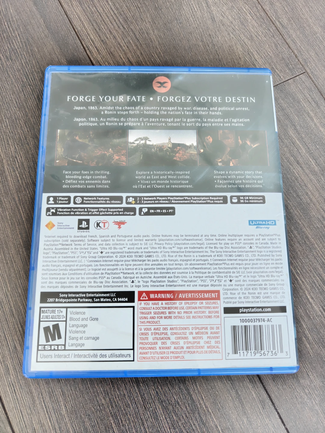 Rise of the Ronin PlayStation 5 (PS5) - photo 3