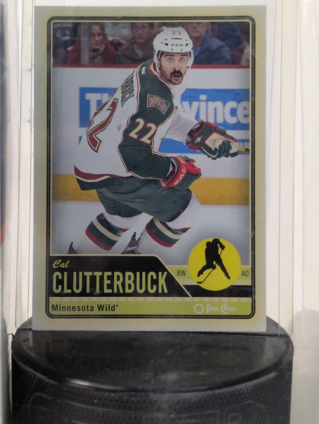 Cal Clutterbuck Hockey Card Display - Minnesota Wild - photo 5