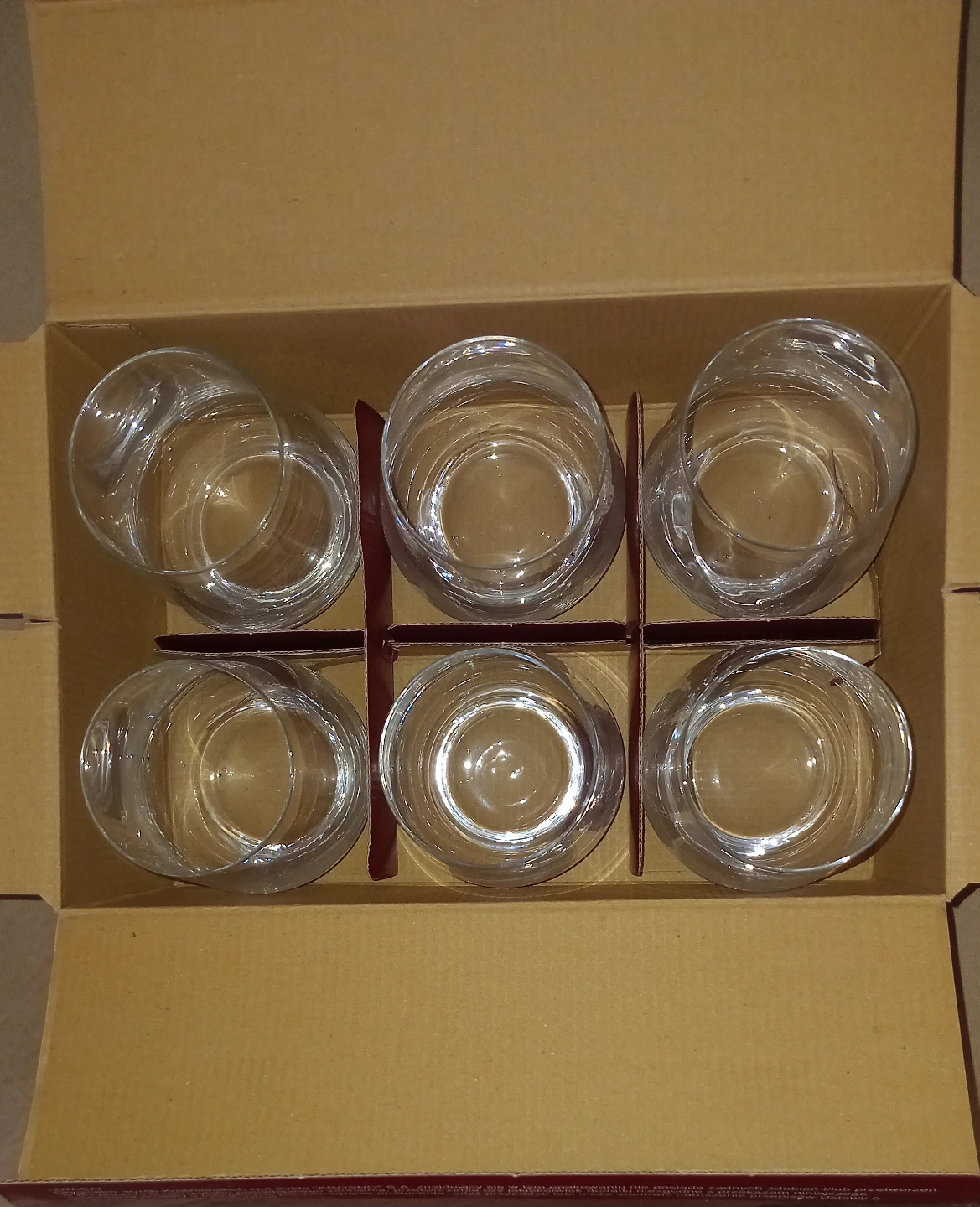 Set of 6 Clear Stemless Wine Glasses - photo 3