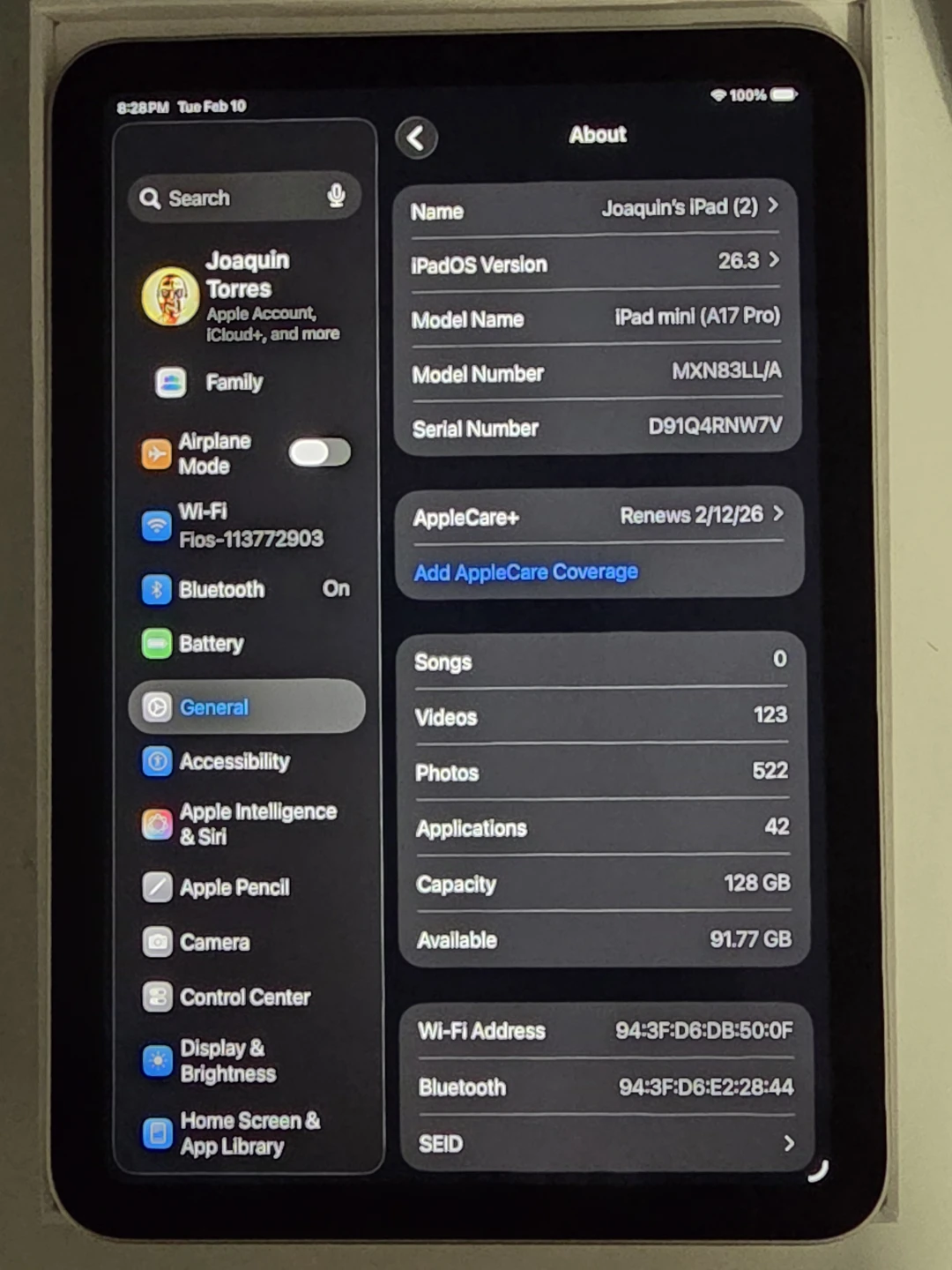 iPad Mini A17 Pro latest model 128GB Wi-Fi Trade also! - photo 3