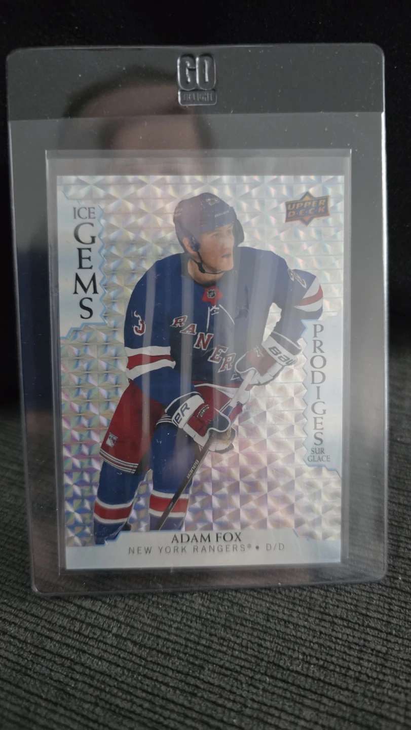 Adam Fox Ice Gems Hockey Card
