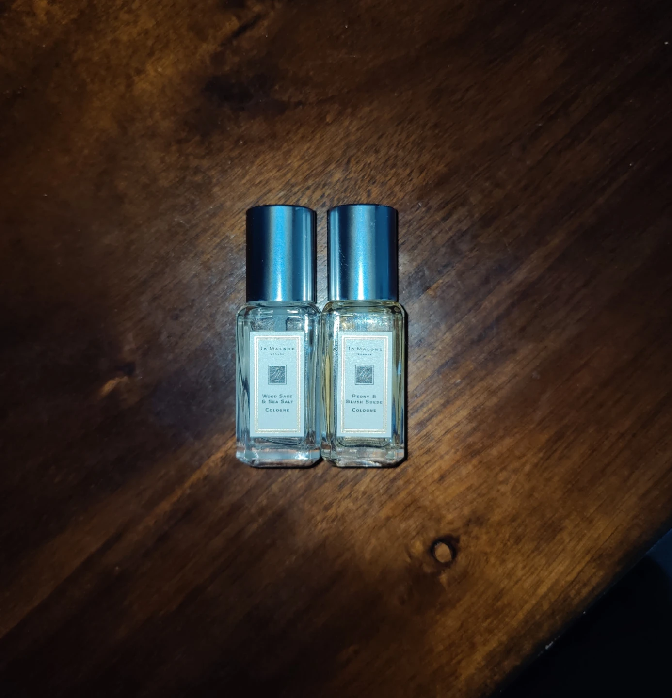 New Jo Malone 9ml Minis Wood Sage Sea Salt / Peony Blush Suede