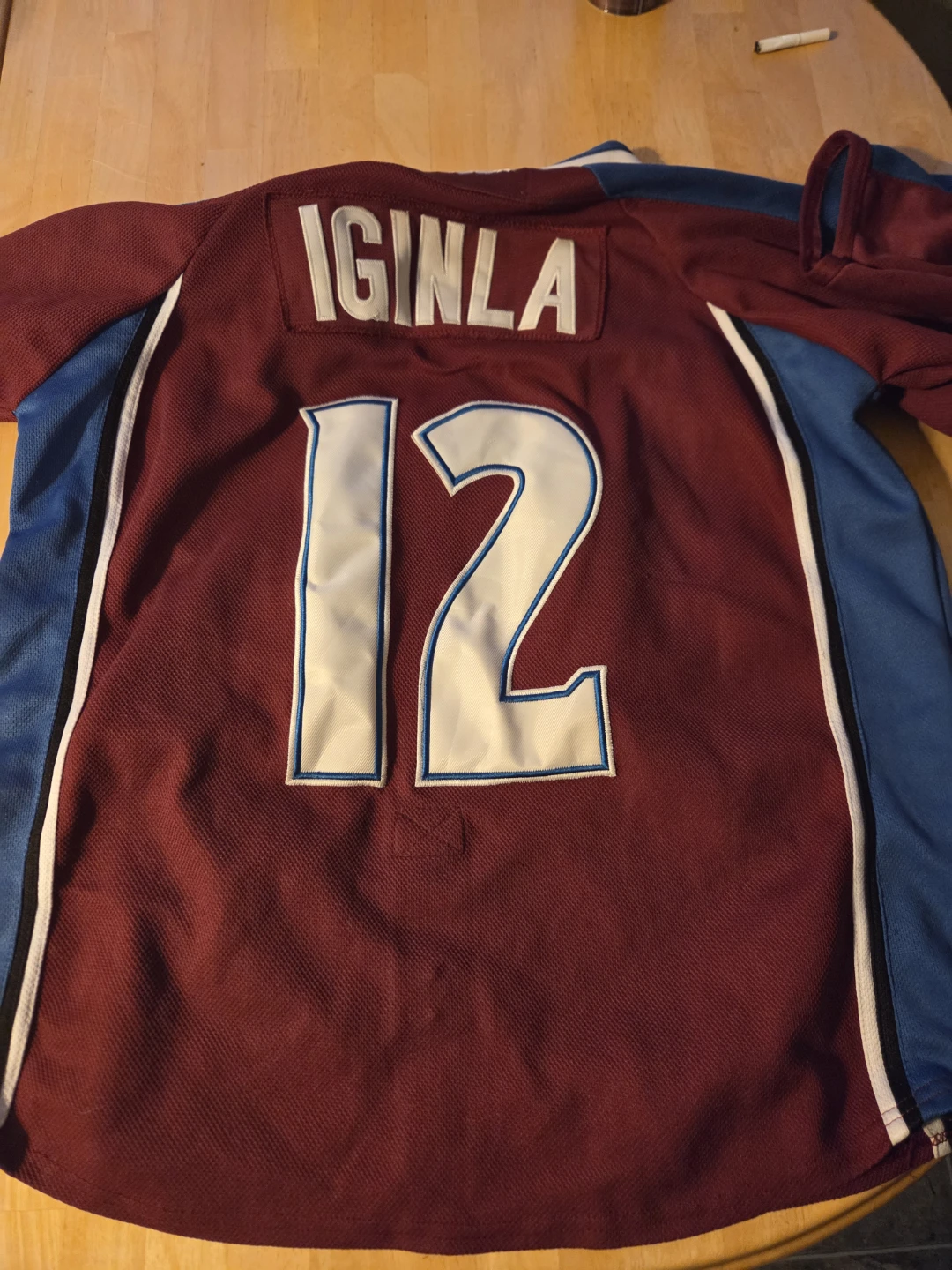 Colorado Avalanche Iggy 12 Hockey Jersey