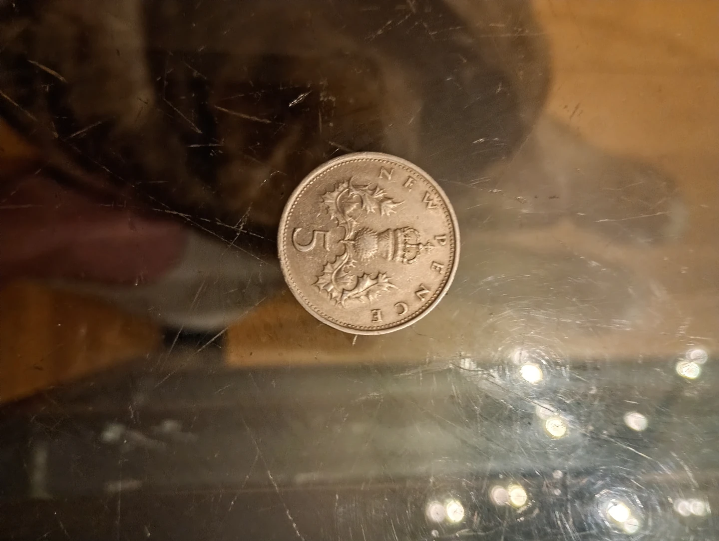 British 5 Pence Coin