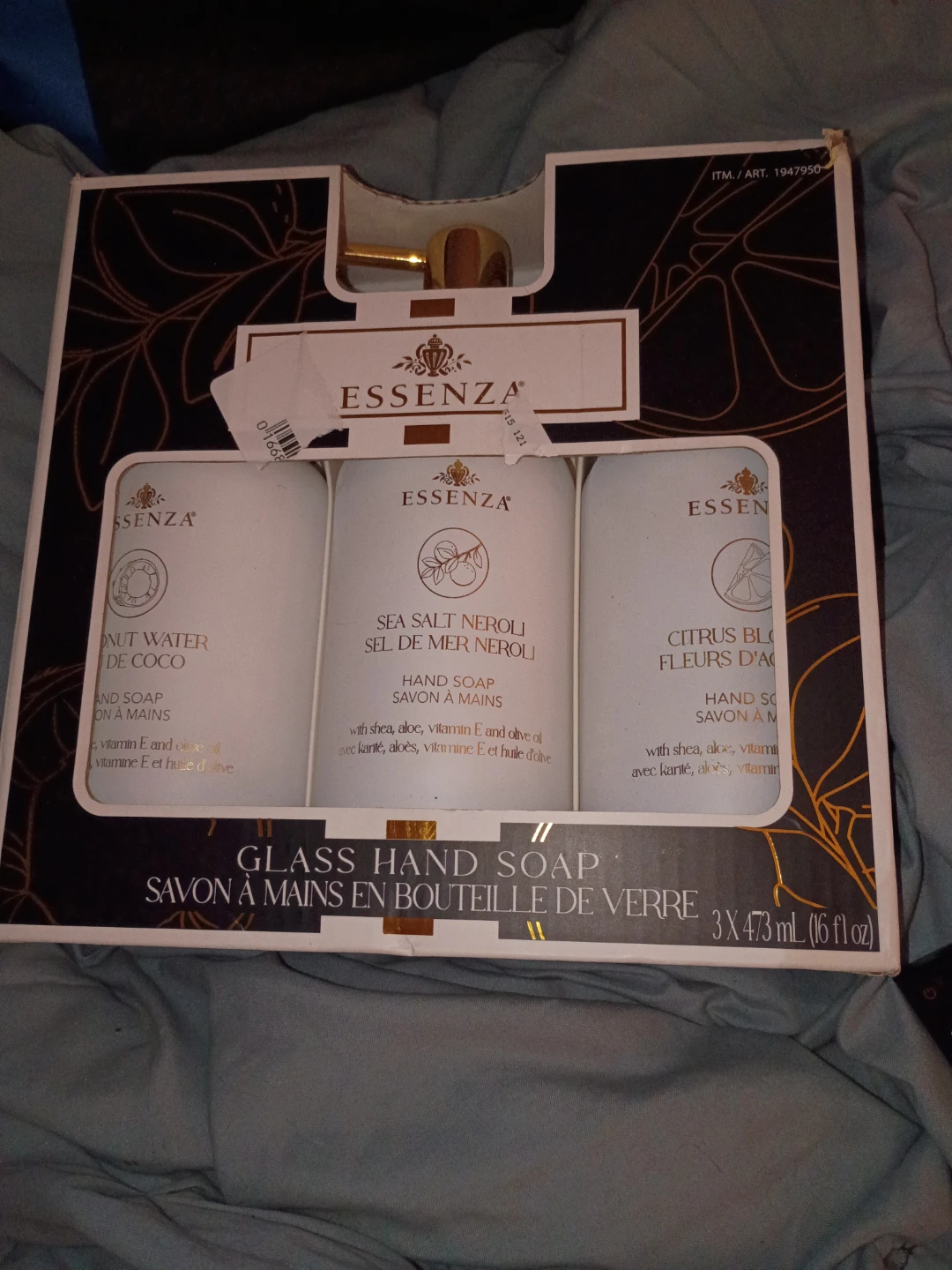 Essenza Glass Hand Soap Set