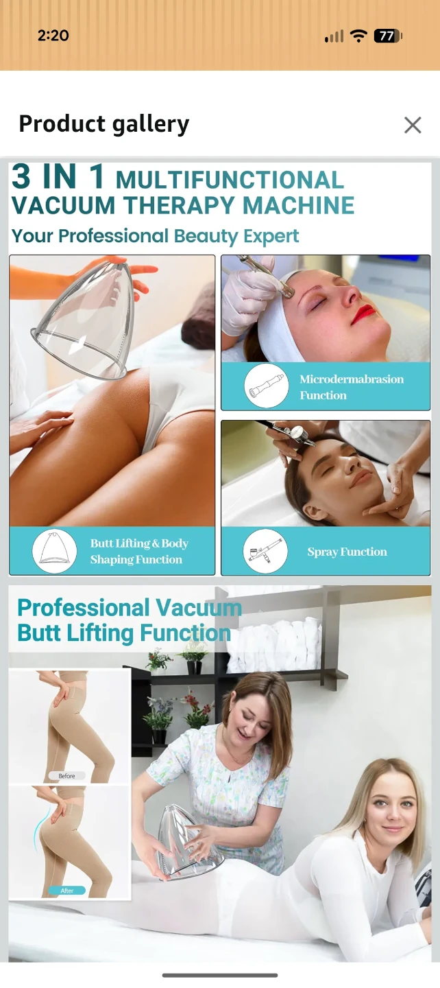 3 In 1 Multifunctional Vacuum Therapy Machine Kit - photo 2