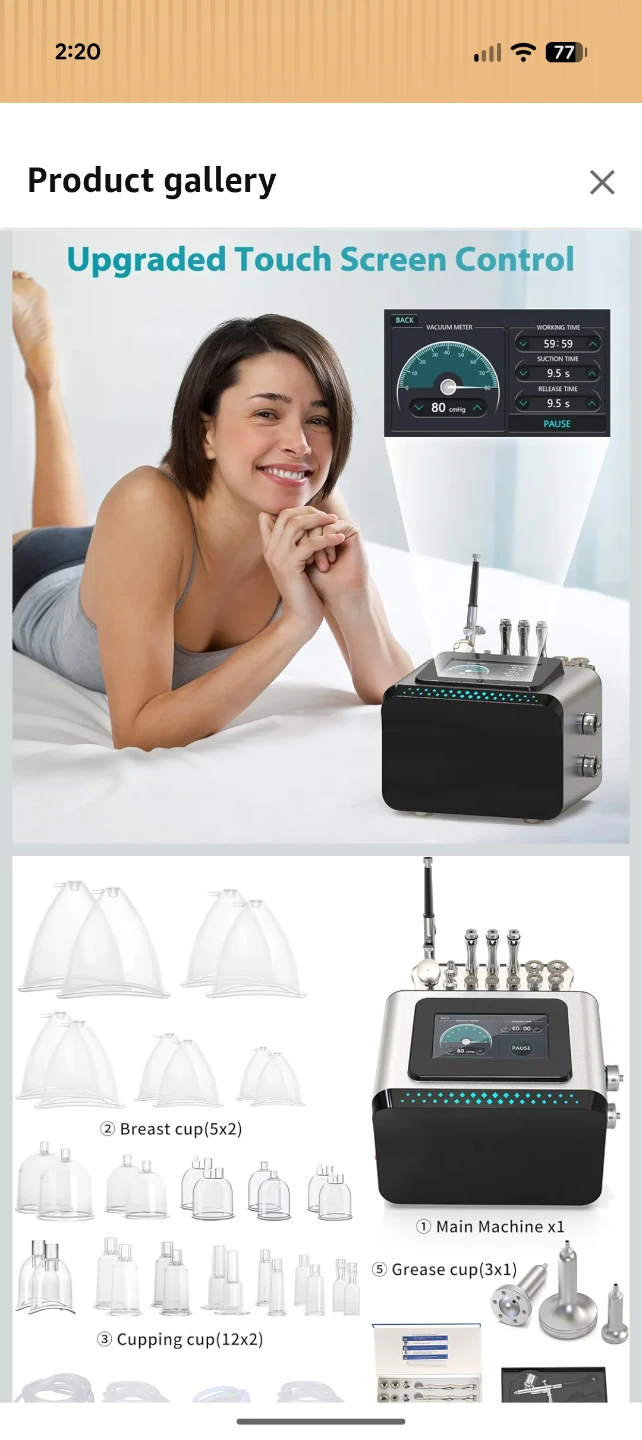 3 In 1 Multifunctional Vacuum Therapy Machine Kit - photo 3