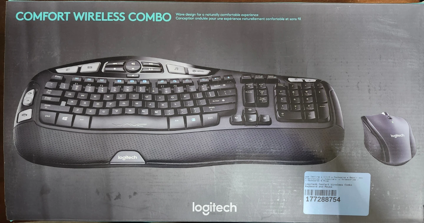 Logitech Comfort Wireless Combo Keyboard and Mouse