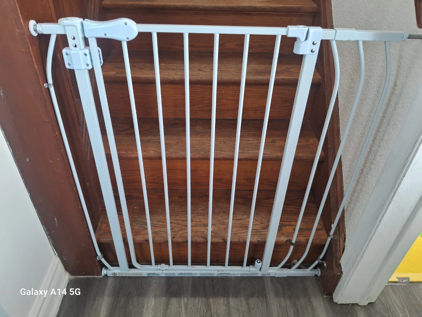 White Metal Baby Safety Gate