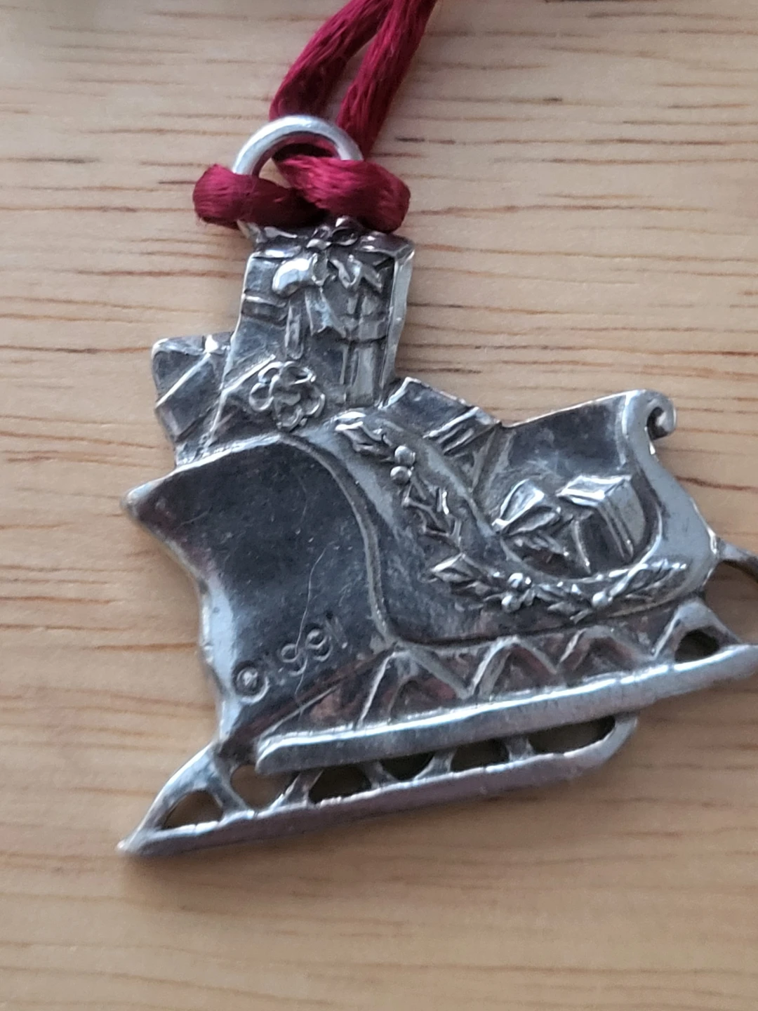 Set of 6 Vintage 90's Pewter Christmas Ornaments - photo 5