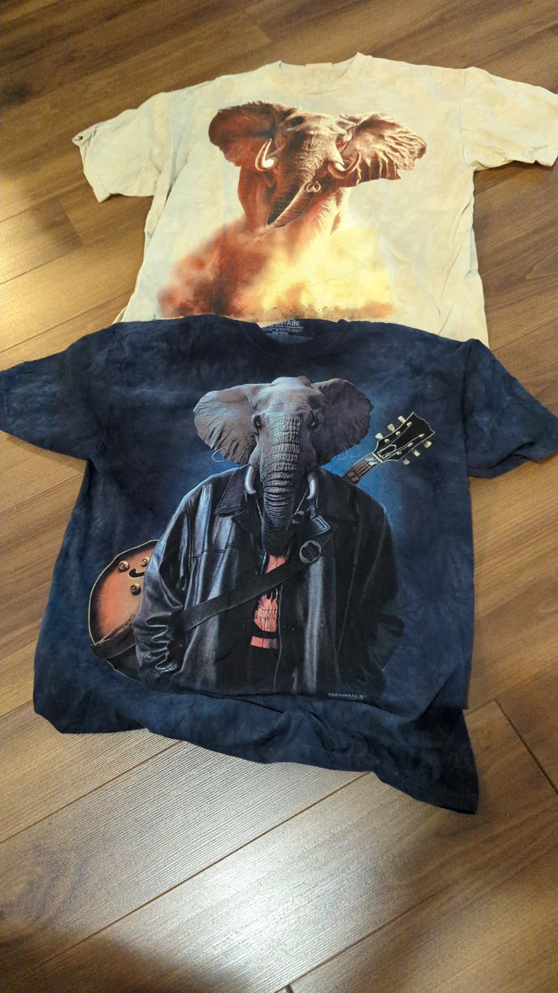 The Mountain Elephant T-Shirts (Set of 2) XL