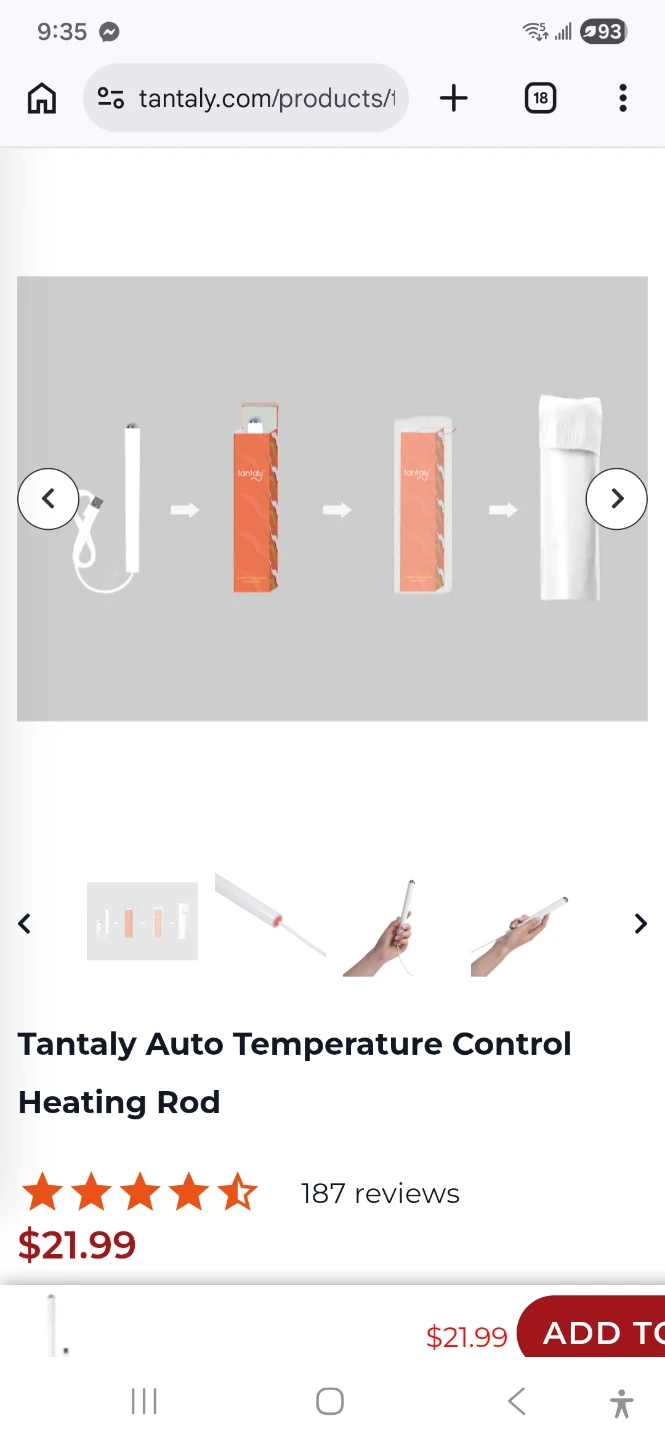 Tantly Auto Temperature Control Heating Rod - photo 3