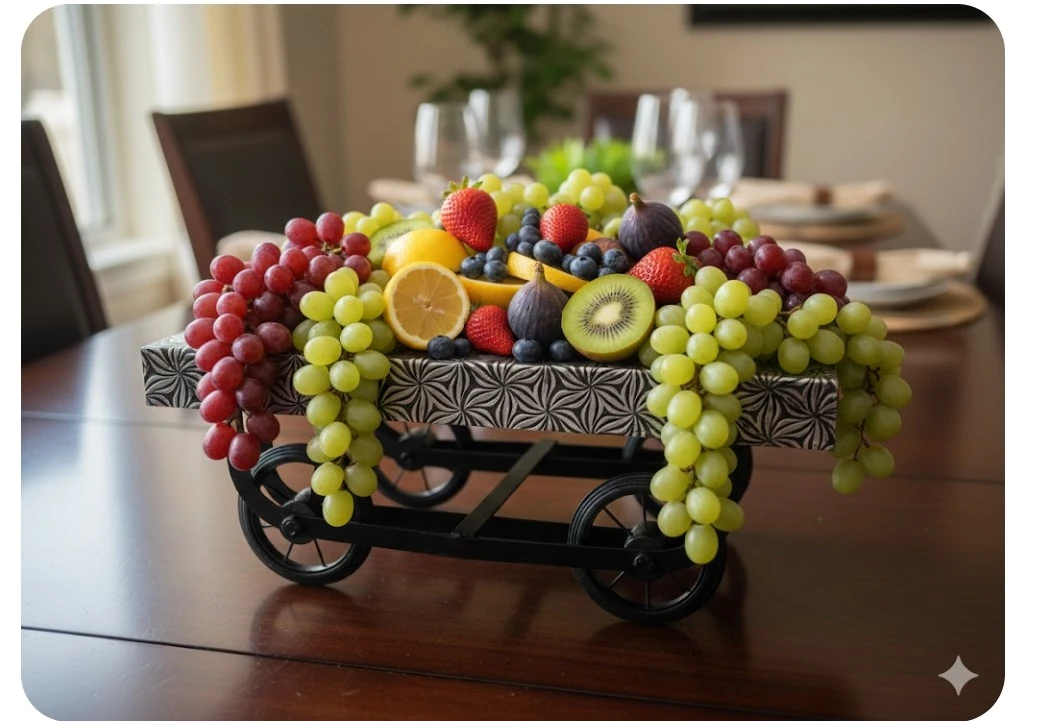 Decorative Serving Cart Tray - photo 2