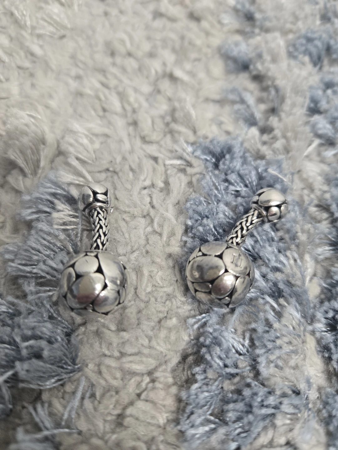 John Hardy Kali Pebble cufflinks 925 silver - photo 2