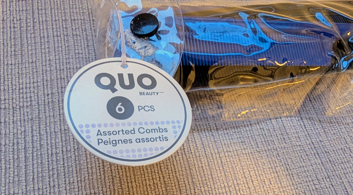 Brand QUO BEAUTY Assorted Combs - 6 Piece Set - photo 4