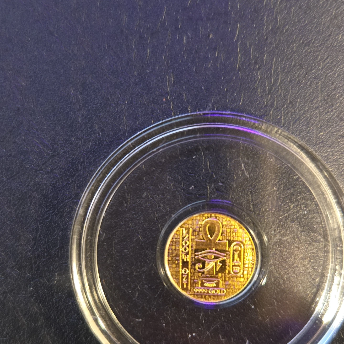 1/200 oz .9999 Gold Coin Egyptian Motif - photo 2