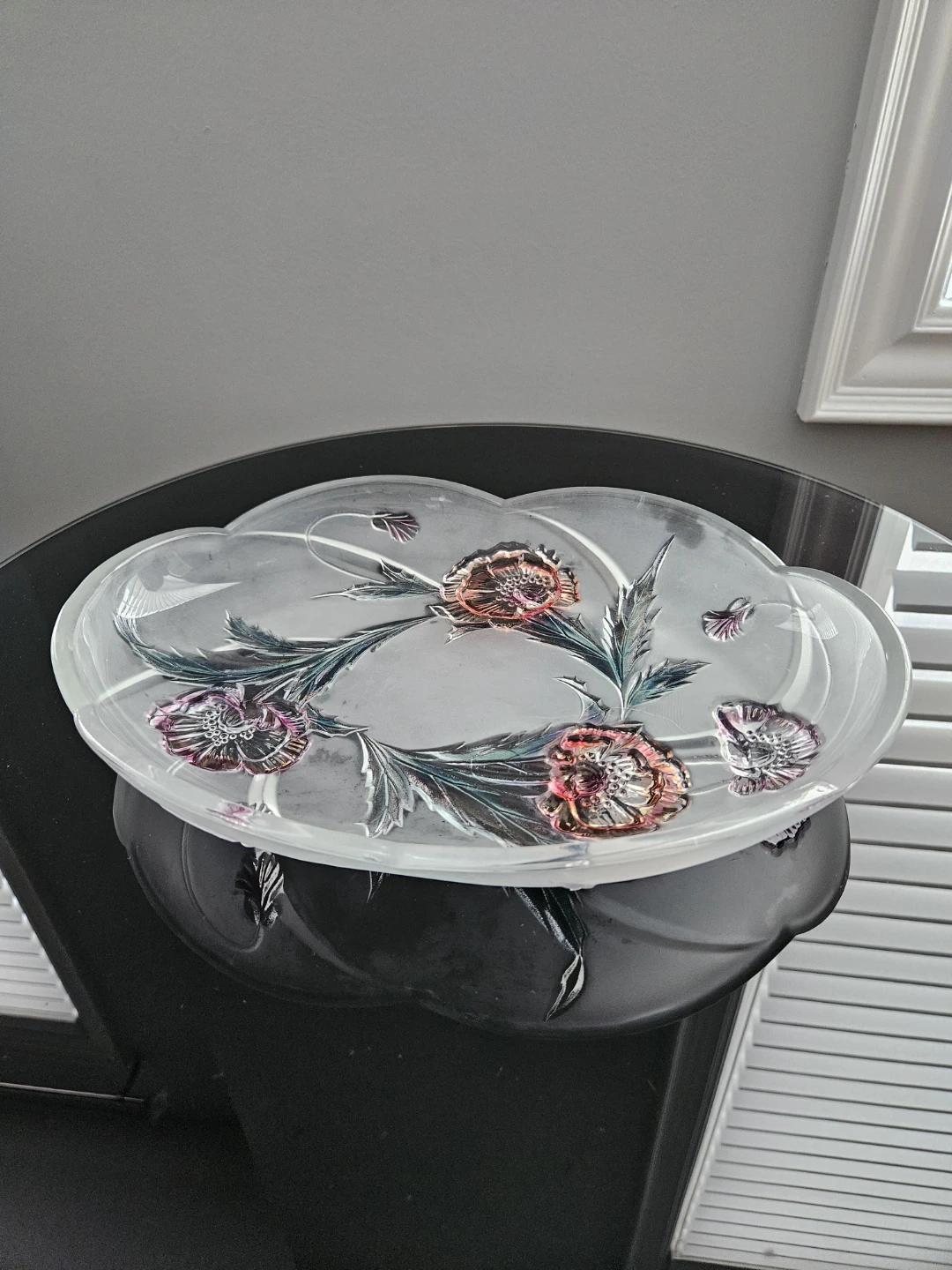 Mikasa Rosella Crystal Serving Platter - photo 2