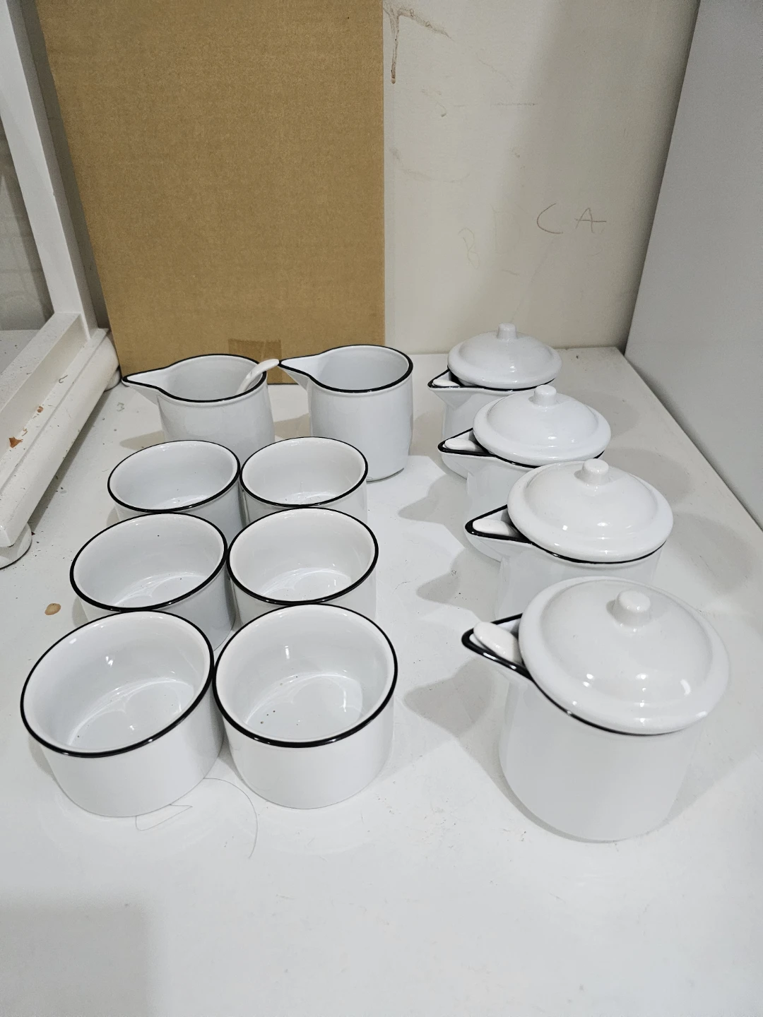Thinktea Stoneware Ramekins and Sauce Pots Set