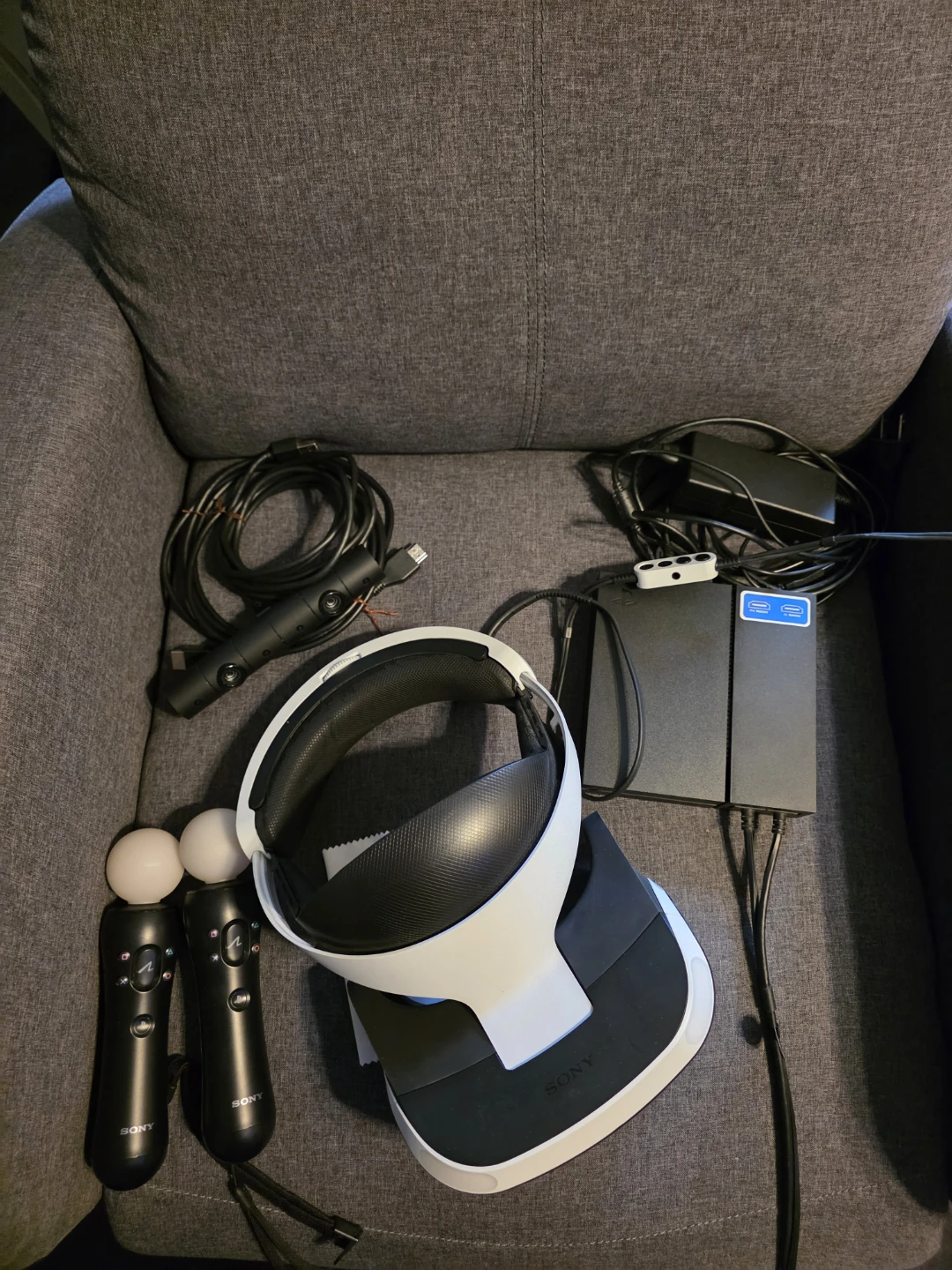 Sony PlayStation VR Headset with Controllers and Accessories