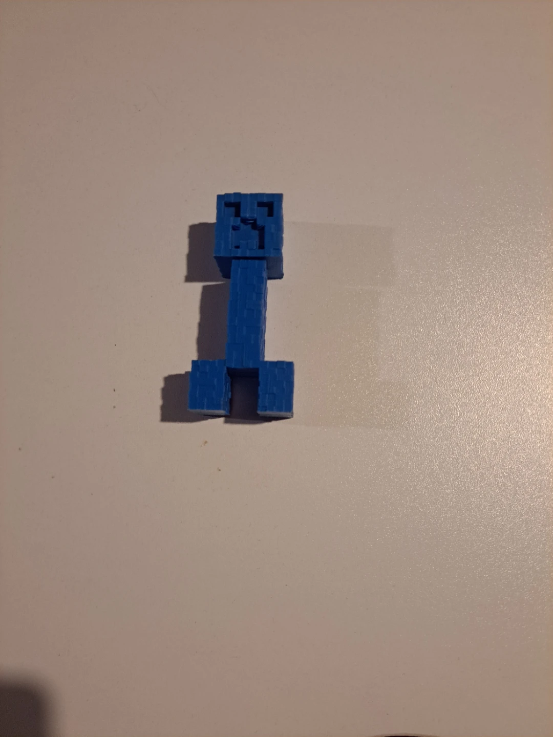 Blue Minecraft Creeper Figure & Squid Game Candy