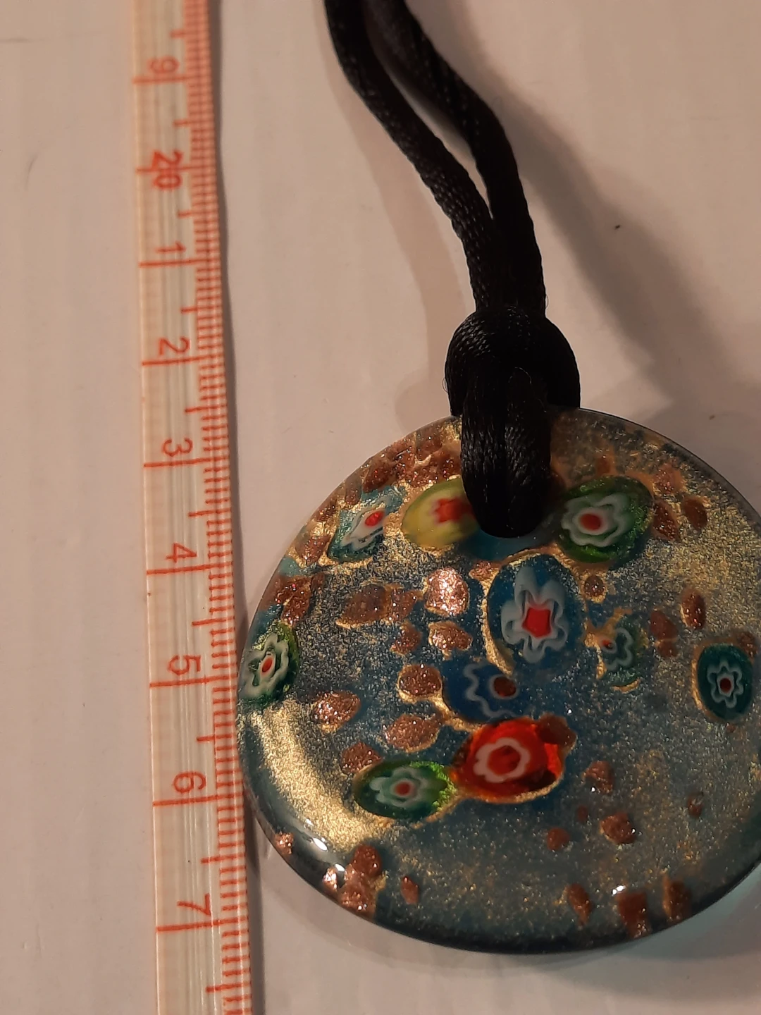 Murano glass Pendant Necklace Set - photo 5