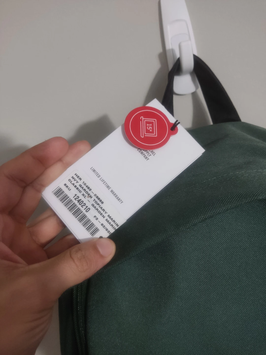 Herschel Classic XL Backpack - Green - photo 3