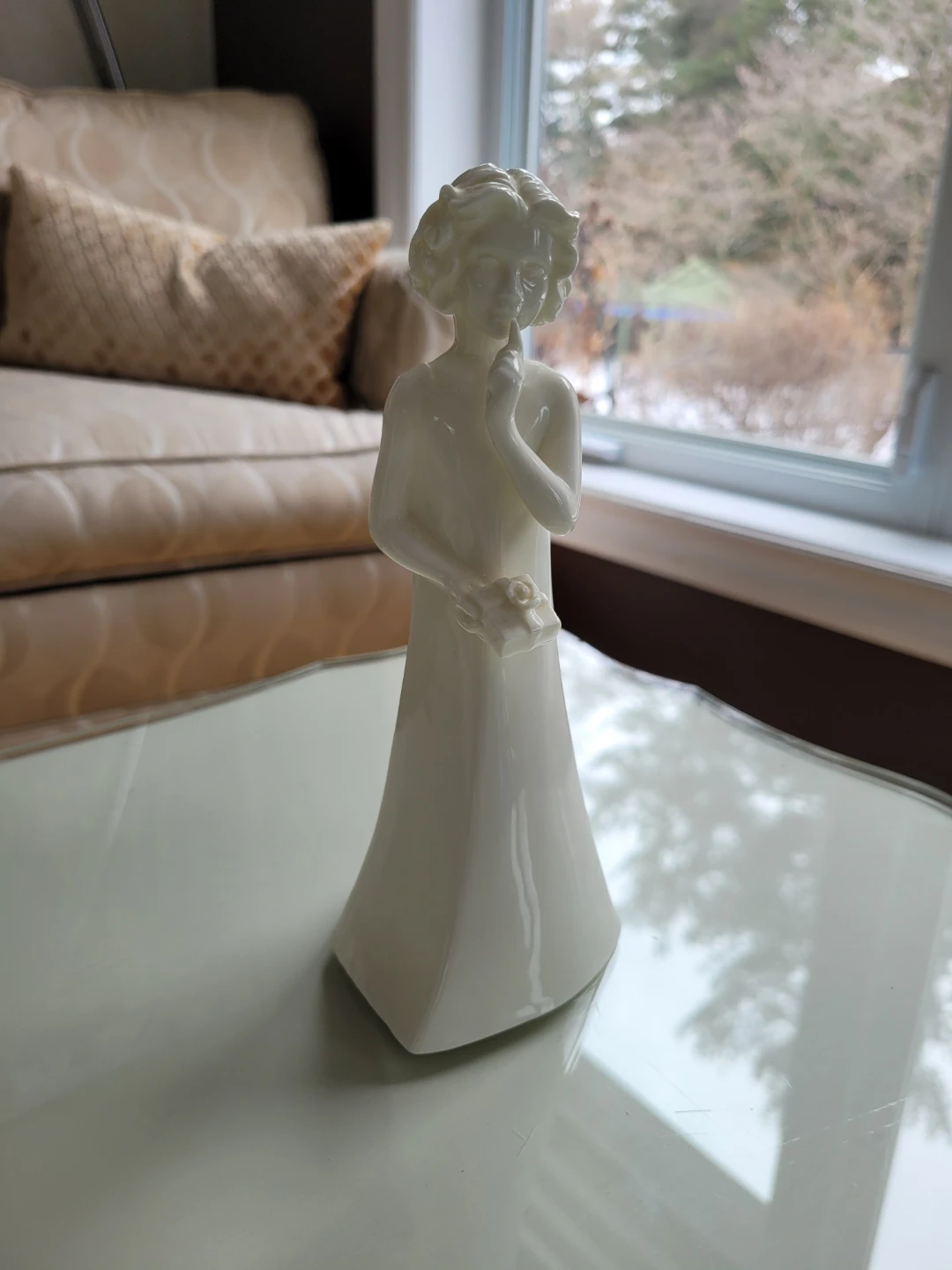 Royal Worcester White Ceramic Figurine 'Special Gift'