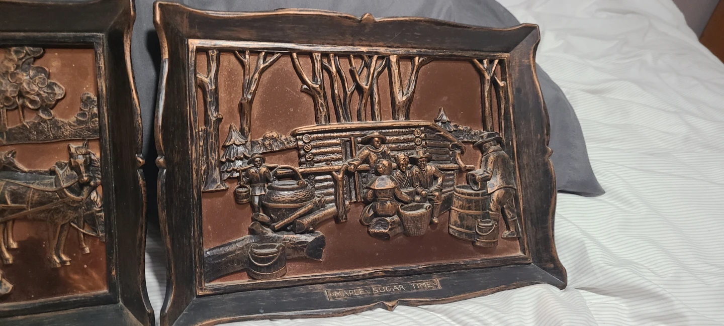 Copper Art Relief Wall Decor - Maple Sugar Time & Travelers Rest - photo 3