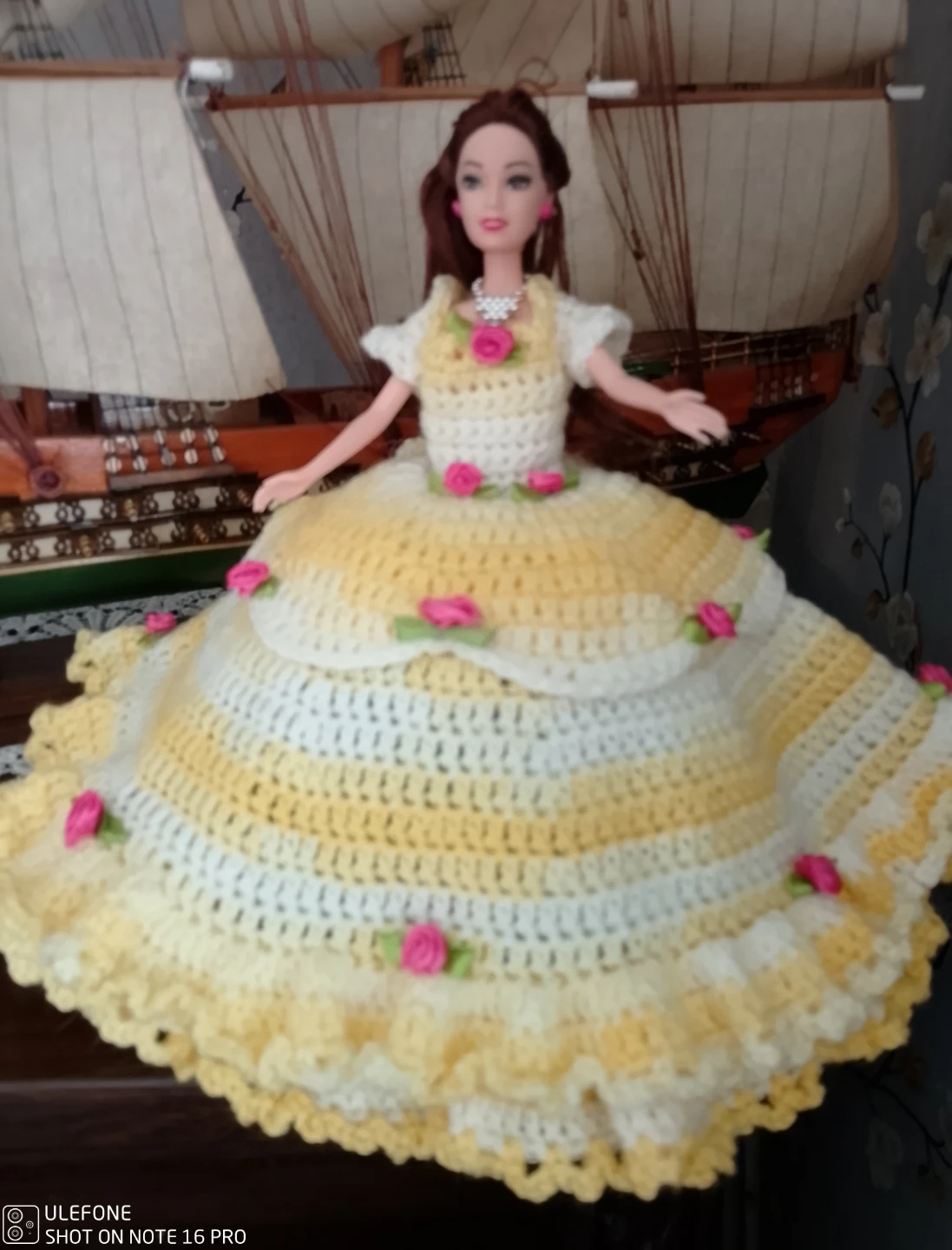 Crocheted Doll Dress