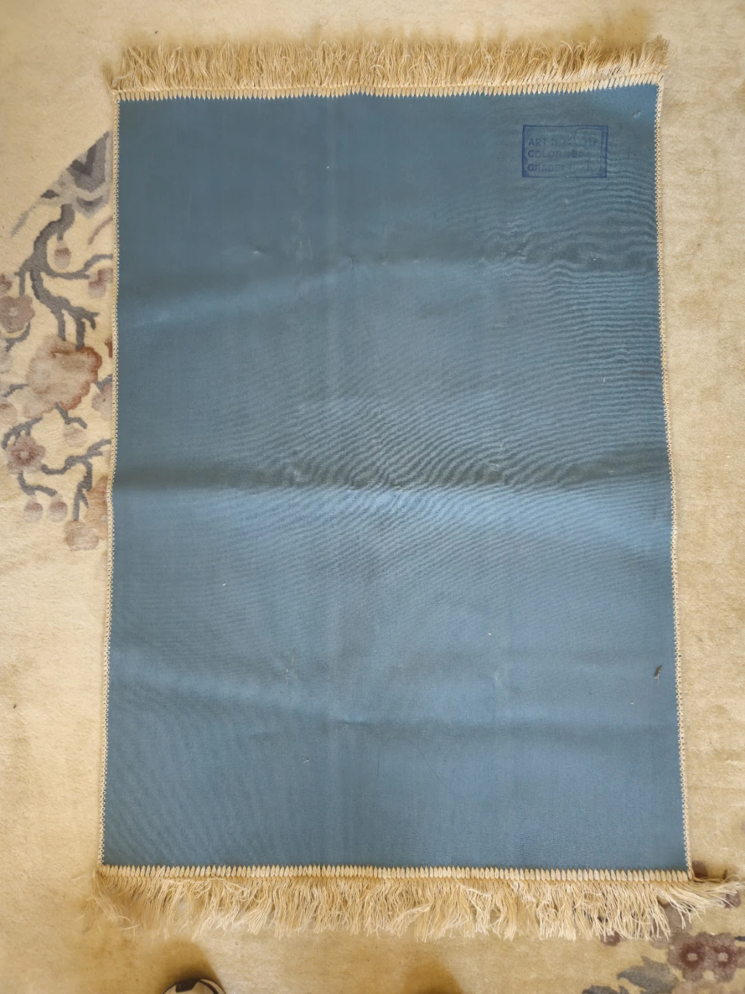 Decorative Rug with Fringed Edges - photo 2