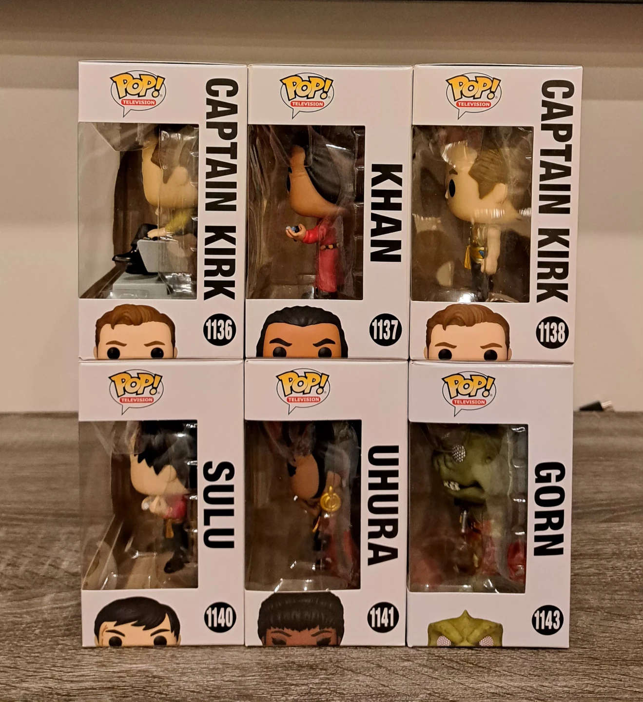 🌌 Star Trek Original Series 🌌 Captain Kirk Khan Sulu Uhura Gorn - photo 2