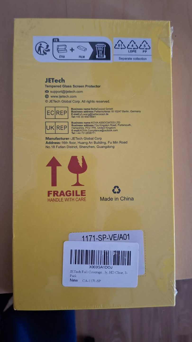 JETech Tempered Glass Screen Protector for iPhone 5.8-Inch - photo 2