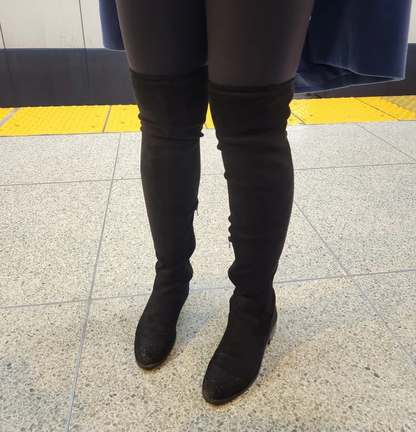 Aldo Black Suede Boots