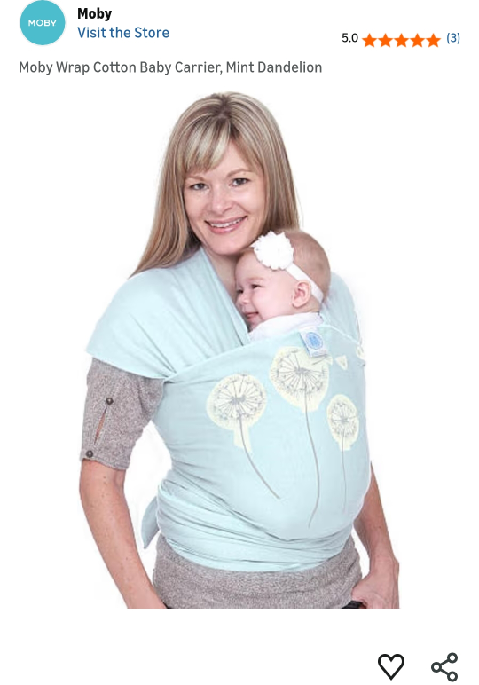 Moby Wrap Cotton Baby Carrier