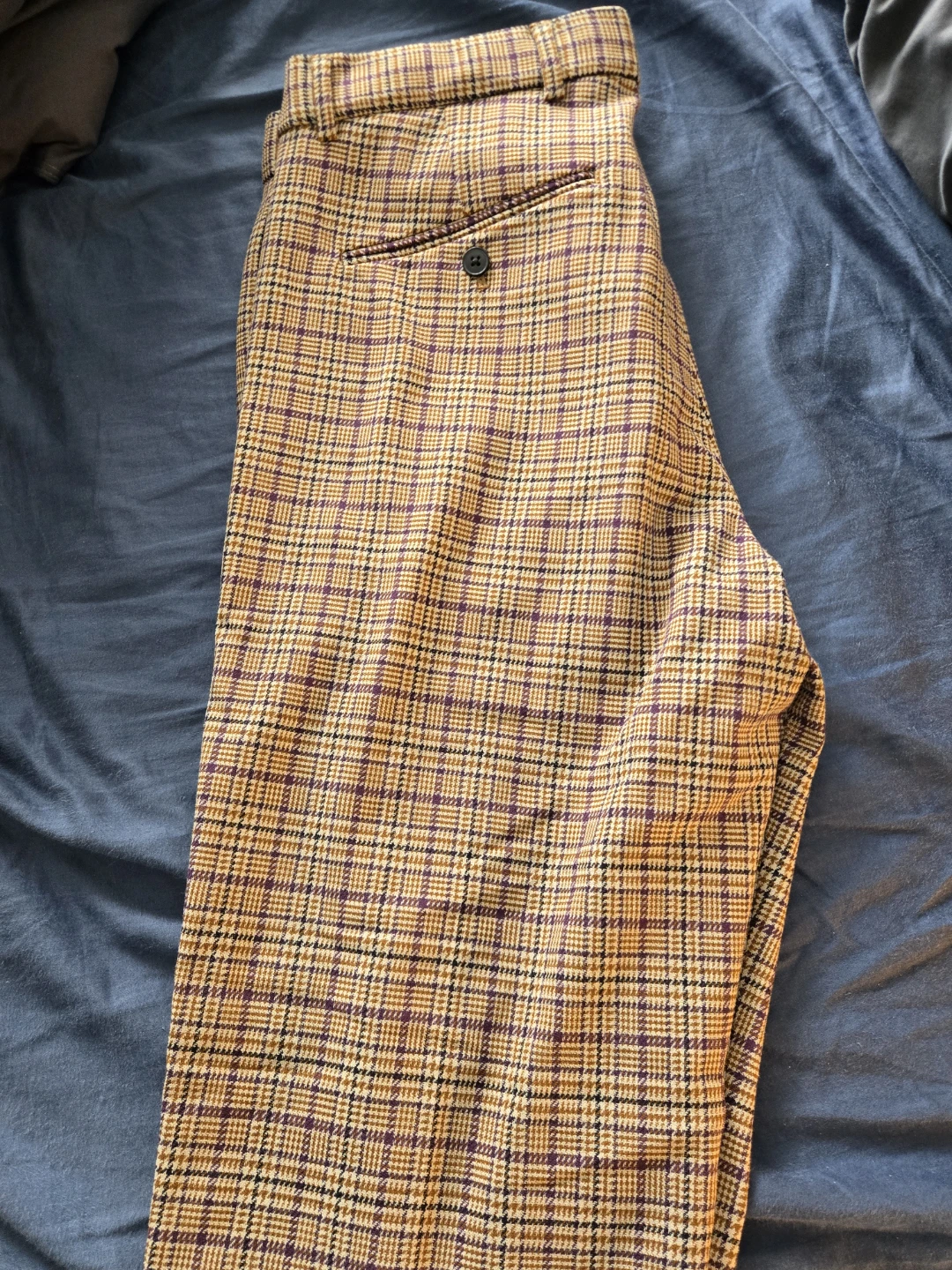 Club Monaco Sutton Slim Fit Plaid Pants Size 34