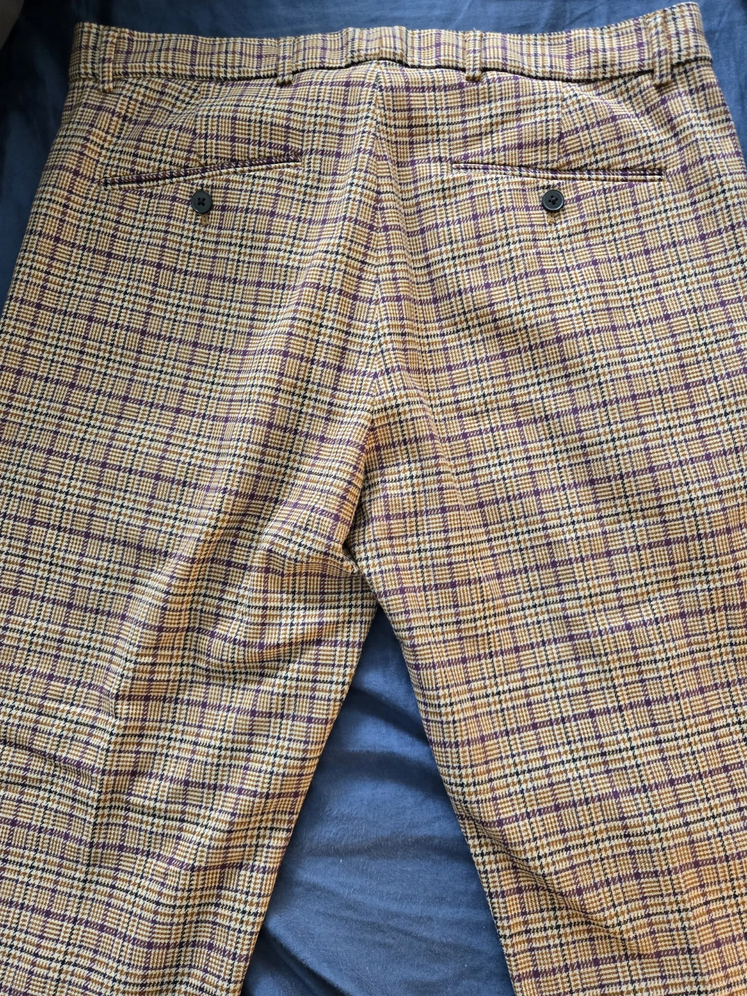 Club Monaco Sutton Slim Fit Plaid Pants Size 34 - photo 2