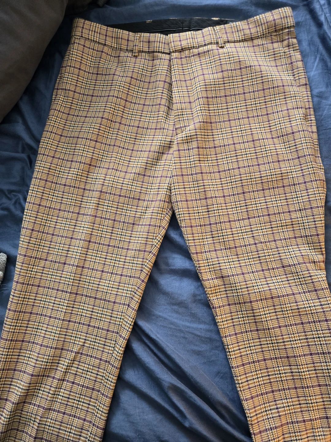 Club Monaco Sutton Slim Fit Plaid Pants Size 34 - photo 3