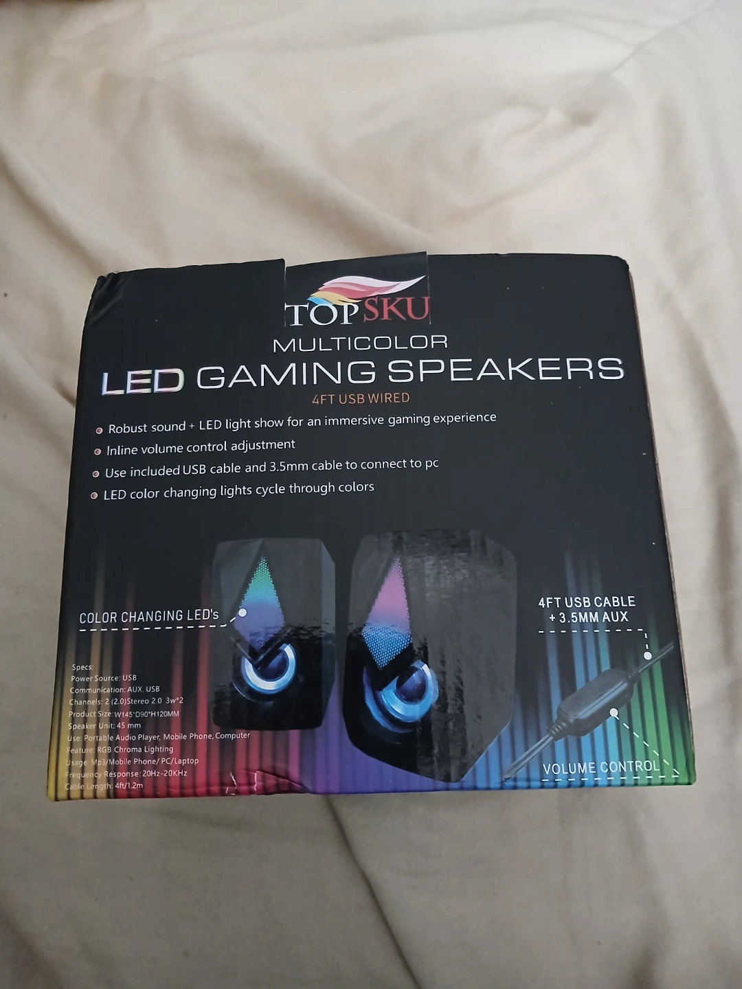 TOPSKU Multicolor LED Gaming Speakers - photo 3