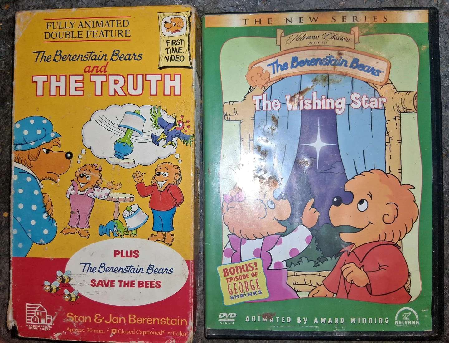The Berenstain Bears: The Truth VHS & The Wishing Star DVD