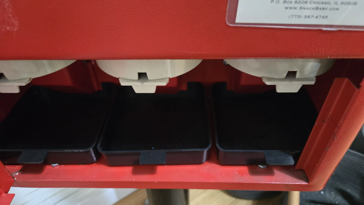 Red Triple Gumball Machine - photo 5