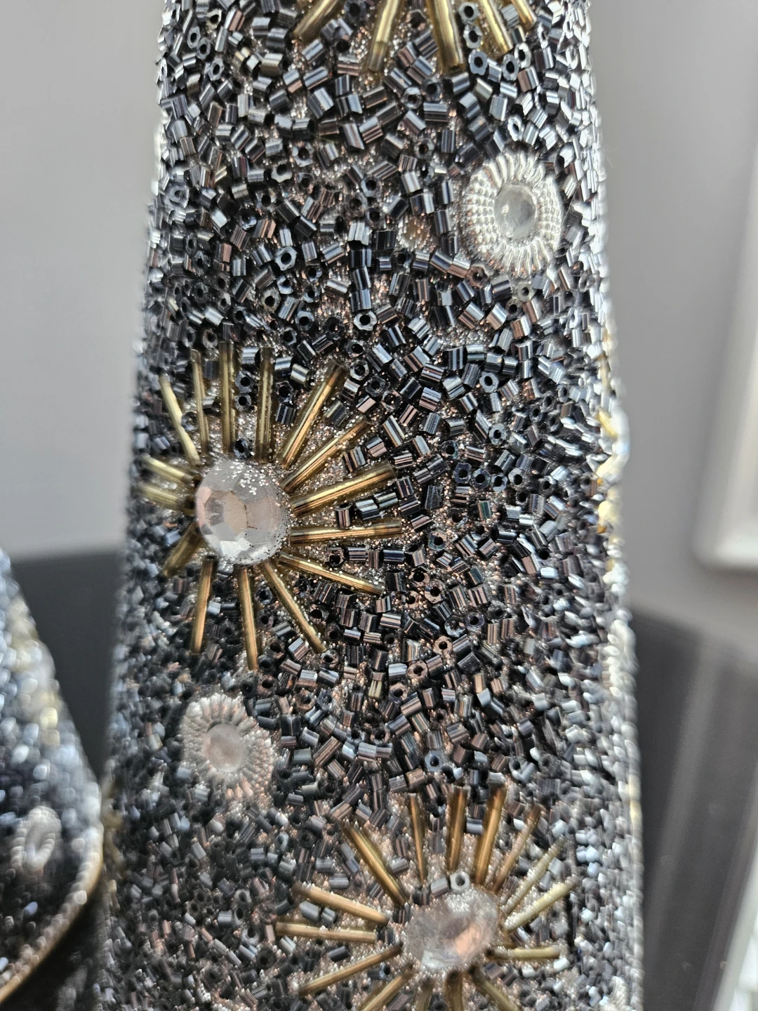 Beaded Cone Tree Decor - photo 4