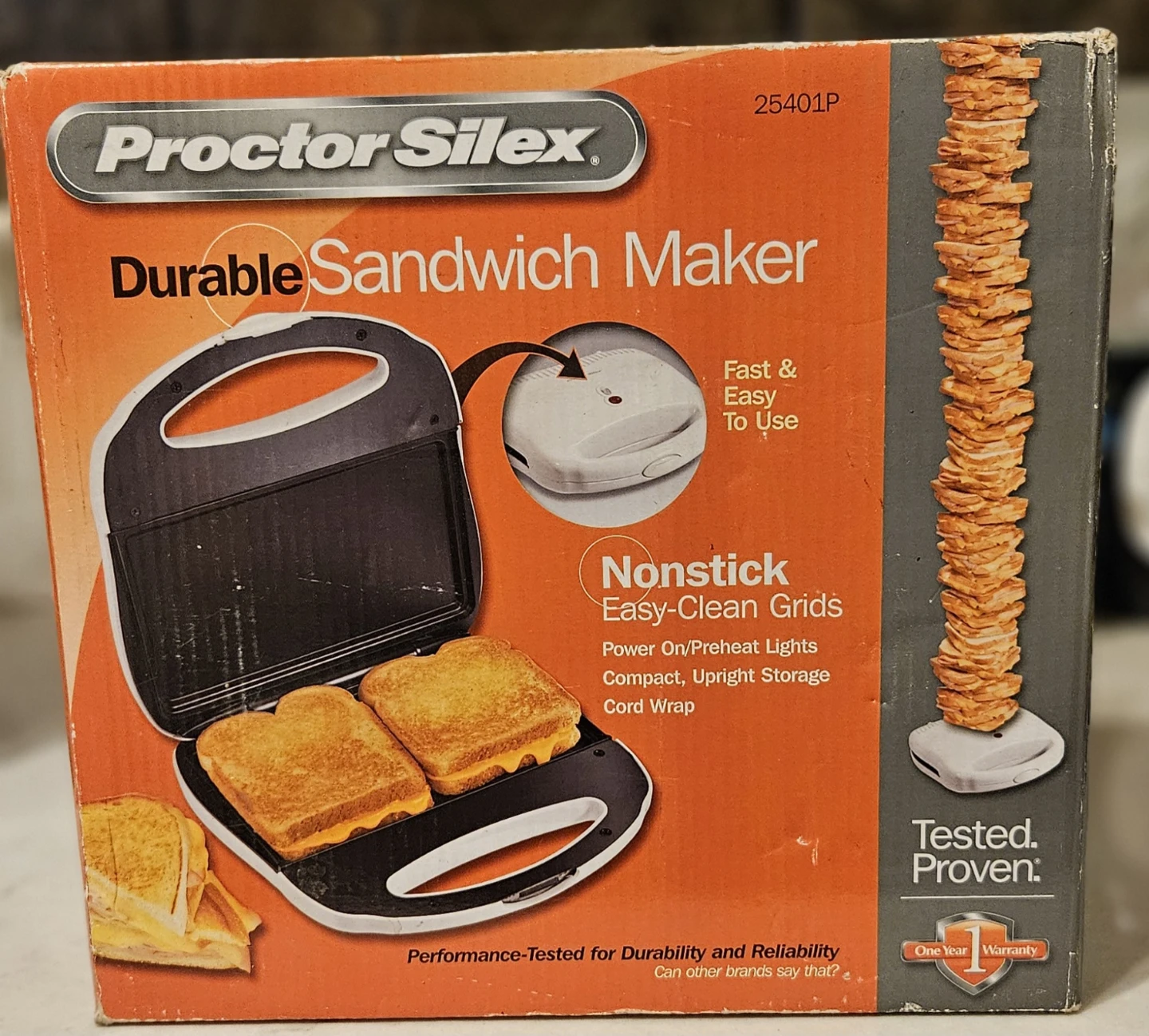 Proctor Silex Durable Sandwich Maker