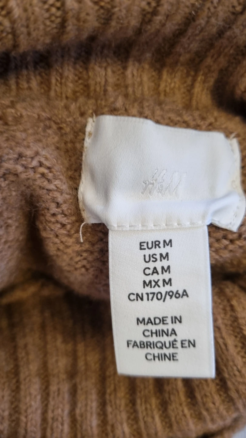 H&M Brown Short Sleeve Turtleneck Sweater - photo 4