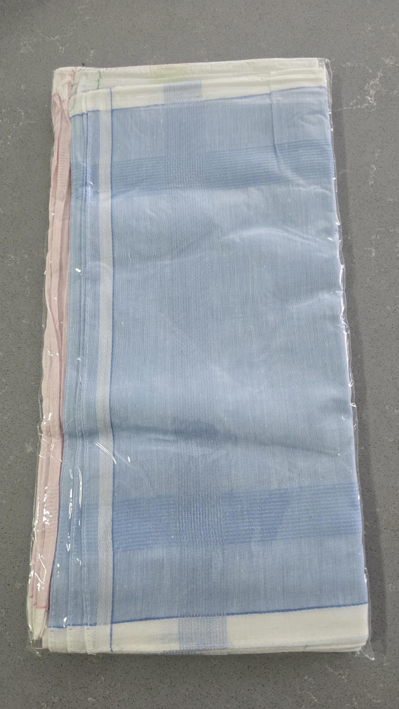 Set of 12 handkerchiefs - Blue, Green, Pink - photo 2