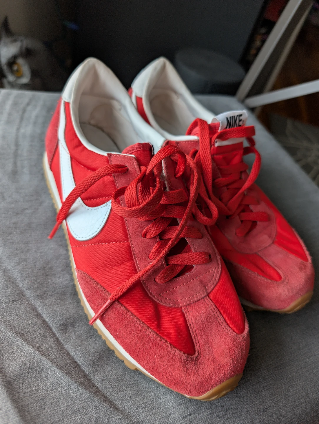 Nike Retro Red and White Sneakers