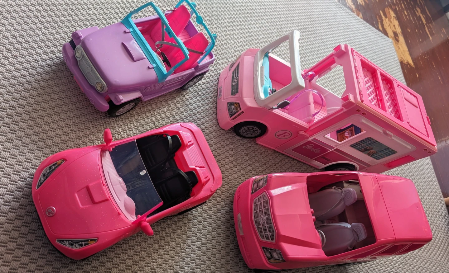 Pink Barbie Toy Cars