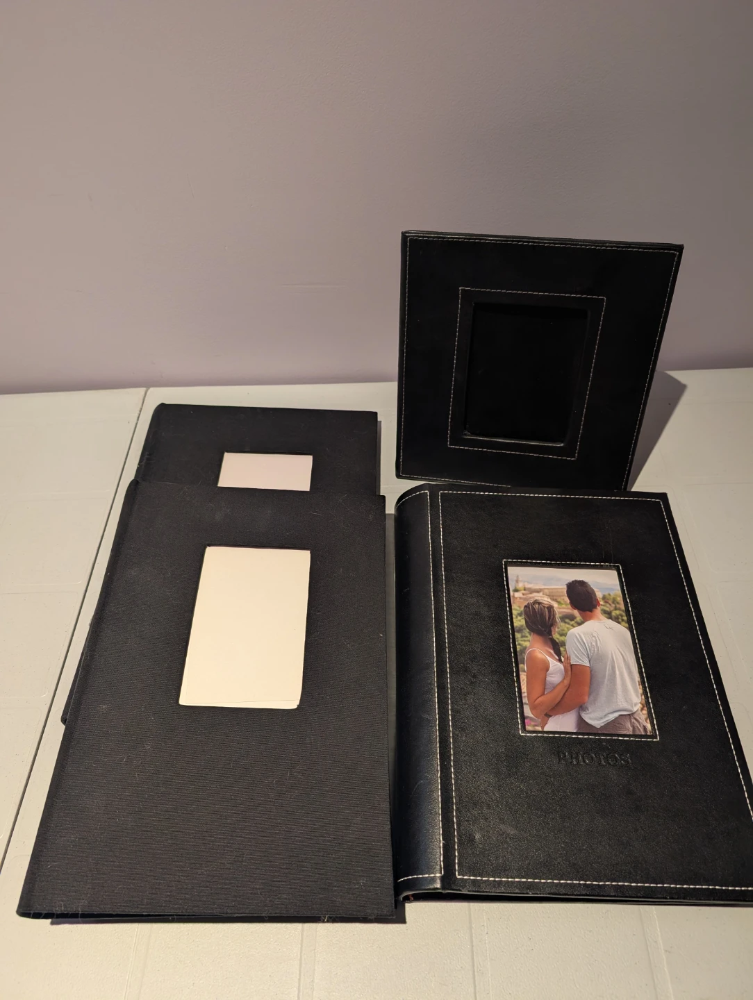 Uniek Black Photo Albums & Box