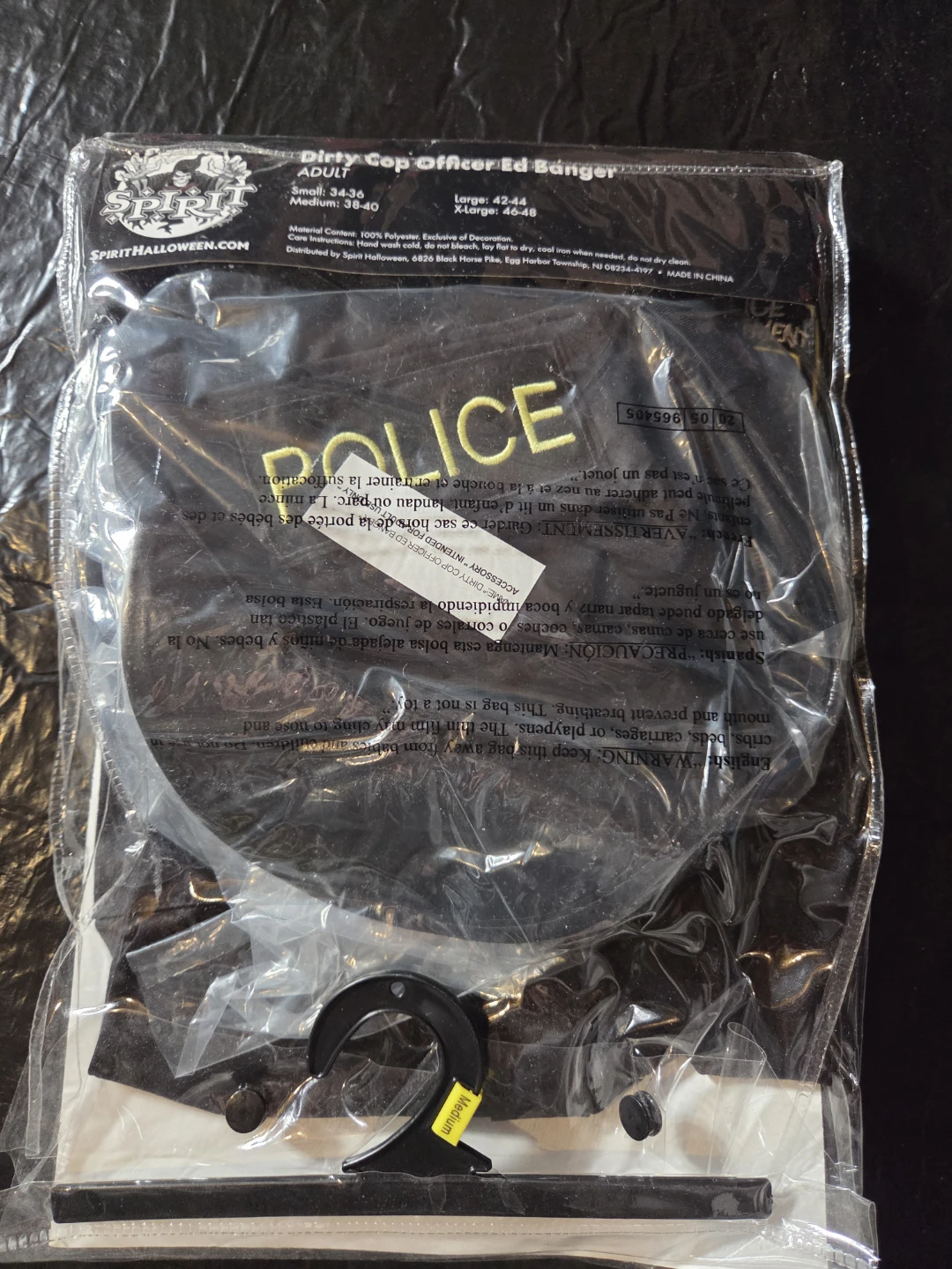 Spirit Halloween Dirty Cop Officer Ed Banger Adult Costume - photo 2